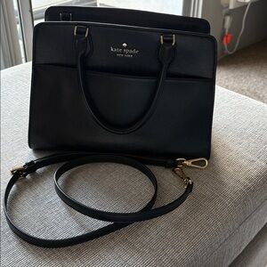 Kate Spade Black Leather Tote